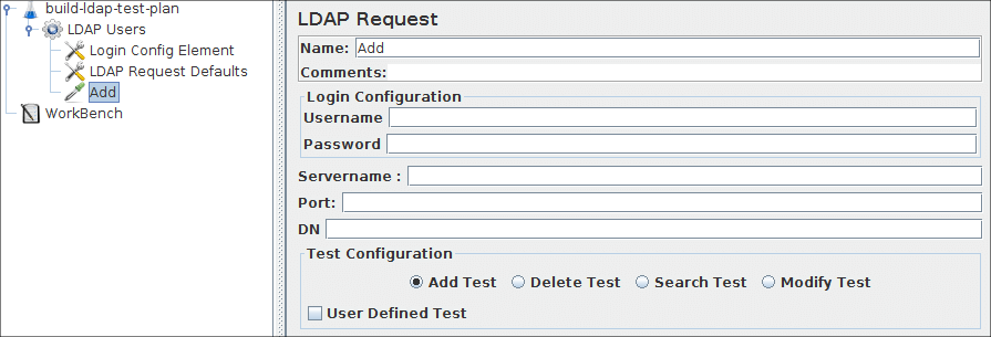 
                  図 8a.4.1 Inbuilt Add テストの LDAP リクエスト